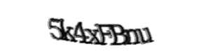 Security check image, please type the characters shown