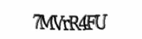 Security check image, please type the characters shown